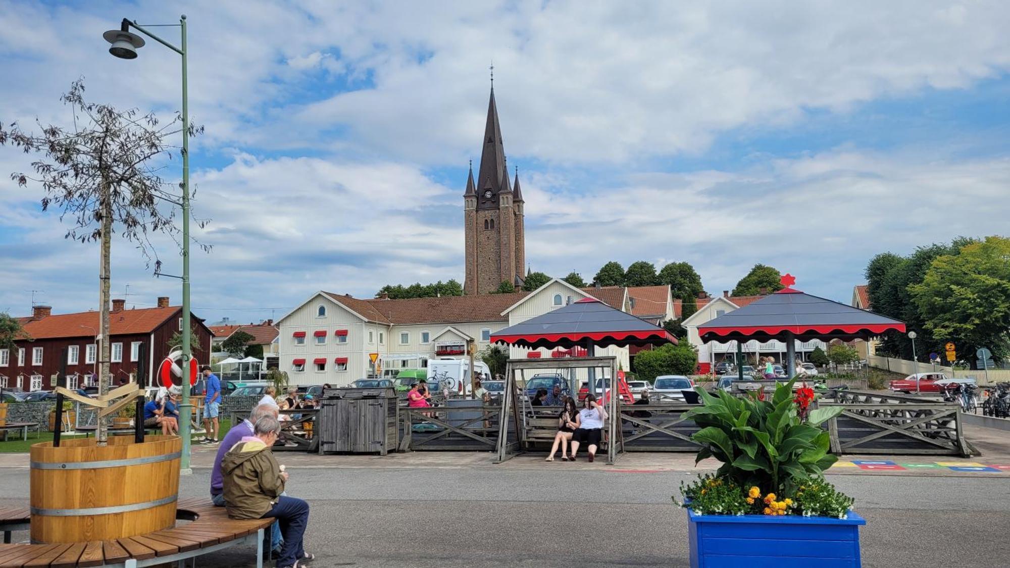 Vaenerport Lakefront Hotell Mariestad Exterior foto